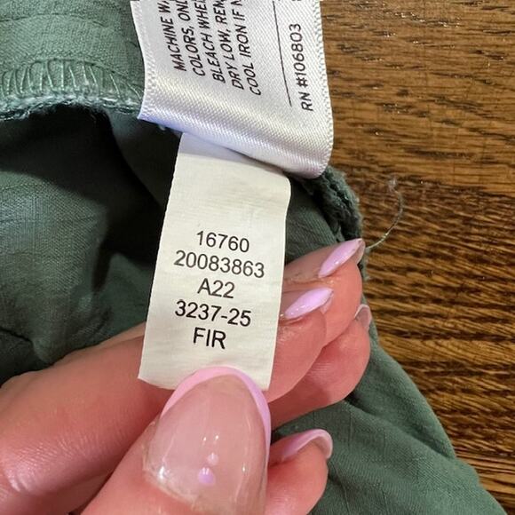 Duluth Trading Co. Heirloom Gardening Bib Overalls Womens XXL Green Fir Stretch - Picture 10 of 10